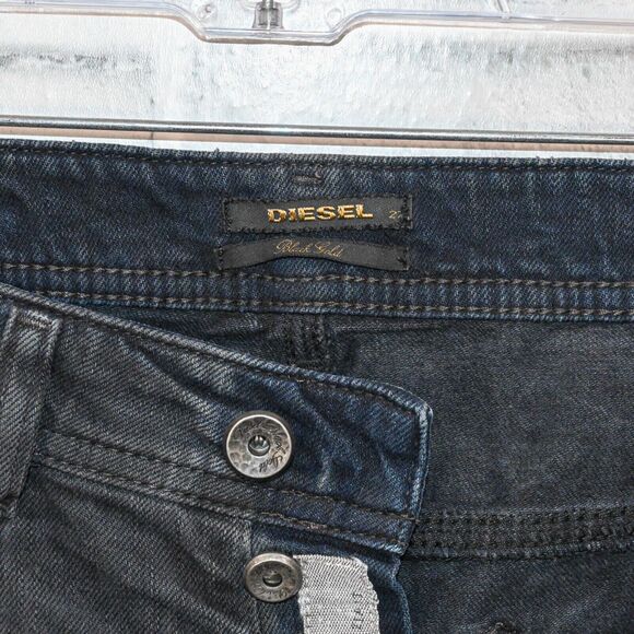 DIESEL Black Gold Women's Skinny denim Jeans faded black size 27 - Picture 6 of 14